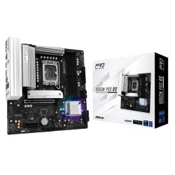 Asrock B860M PRO RS, Intel B860, 1851, Micro ATX, 4 DDR5, HDMI, DP, 2.5G LAN, RGB, 3x M.2 Asrock B860M PRO RS, Intel B860, 1851, Micro ATX, 4 DDR5, HDMI, DP, 2.5G LAN, RGB, 3x M.2